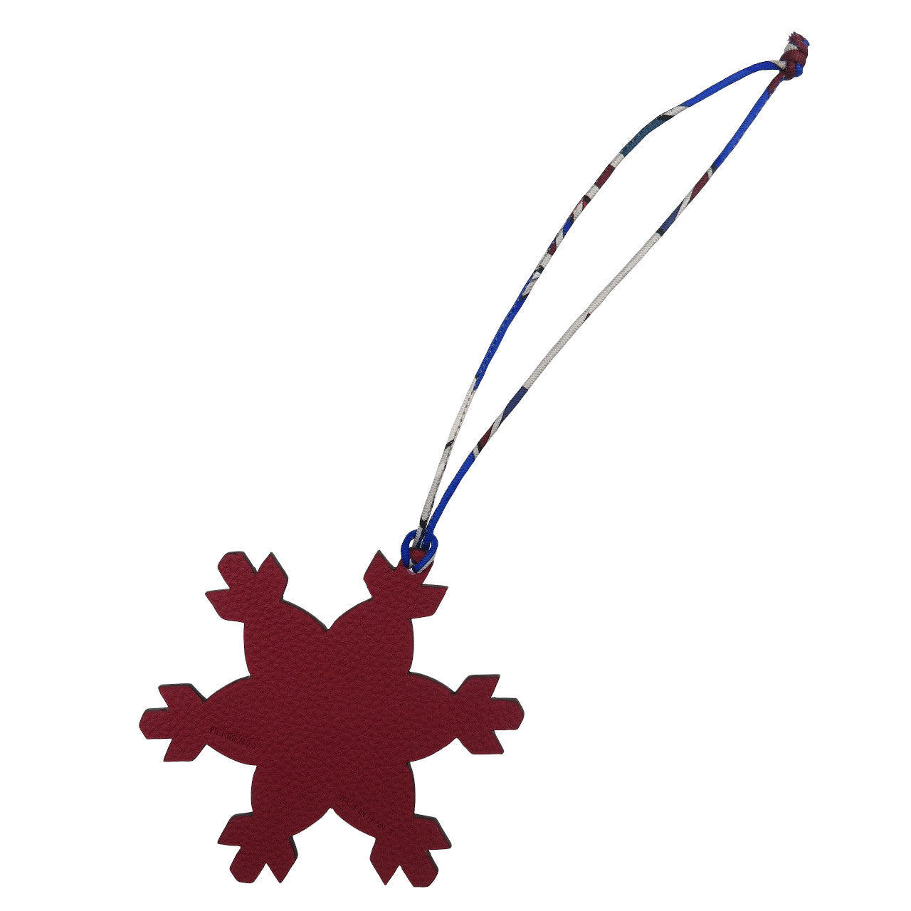 HERMES key ring Epsom, Silk pink Petite Ash Snowflake