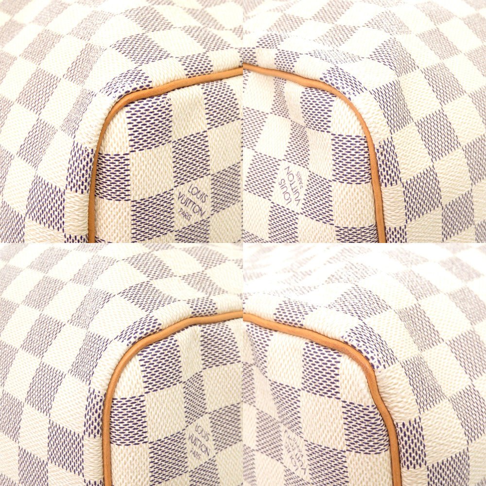 LOUIS VUITTON Boston Duffel bag N41429 Damier Azur Canvas white Keepall bandouliere55