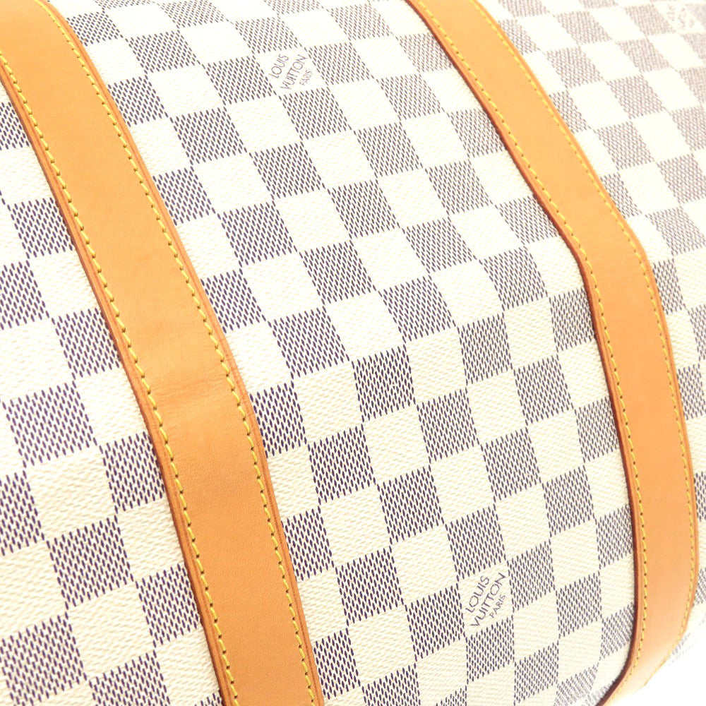 LOUIS VUITTON Boston Duffel bag N41429 Damier Azur Canvas white Keepall bandouliere55