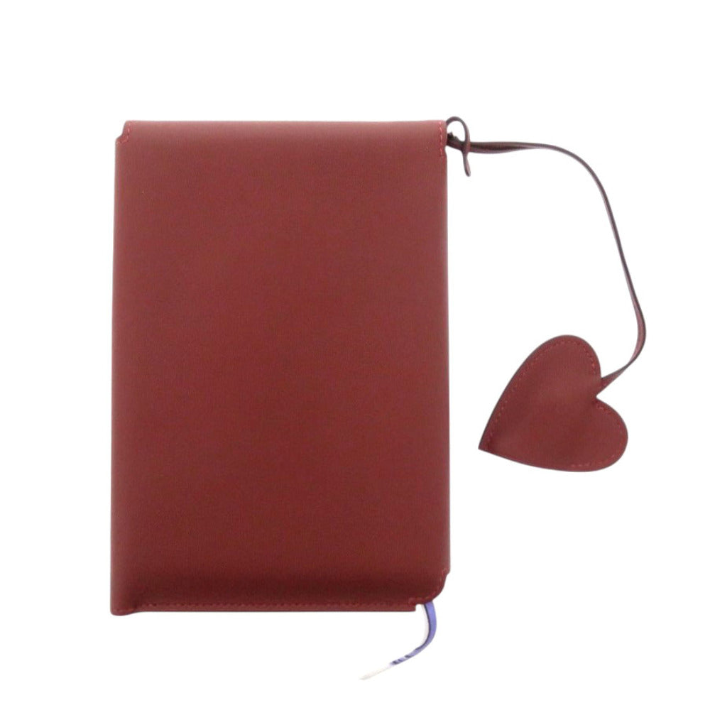 HERMES Notebook Vaux Swift Rouge ash Carne Secret