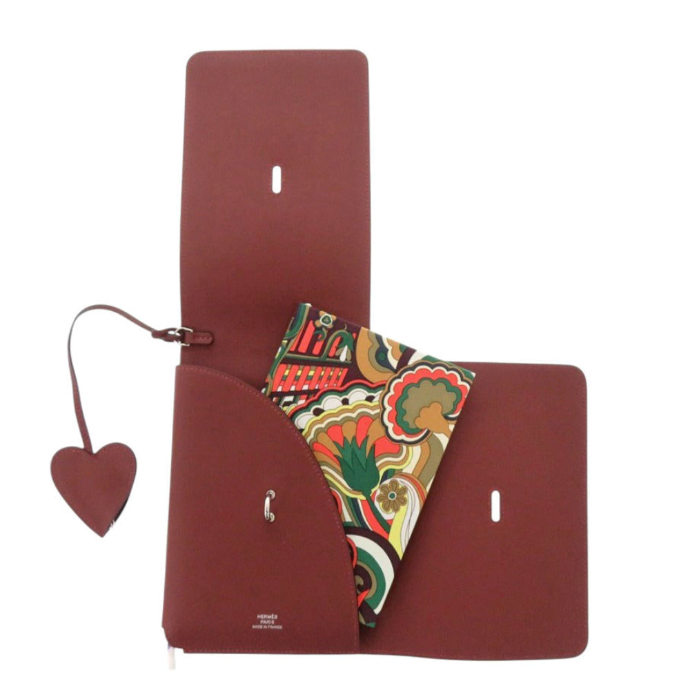 HERMES Notebook Vaux Swift Rouge ash Carne Secret