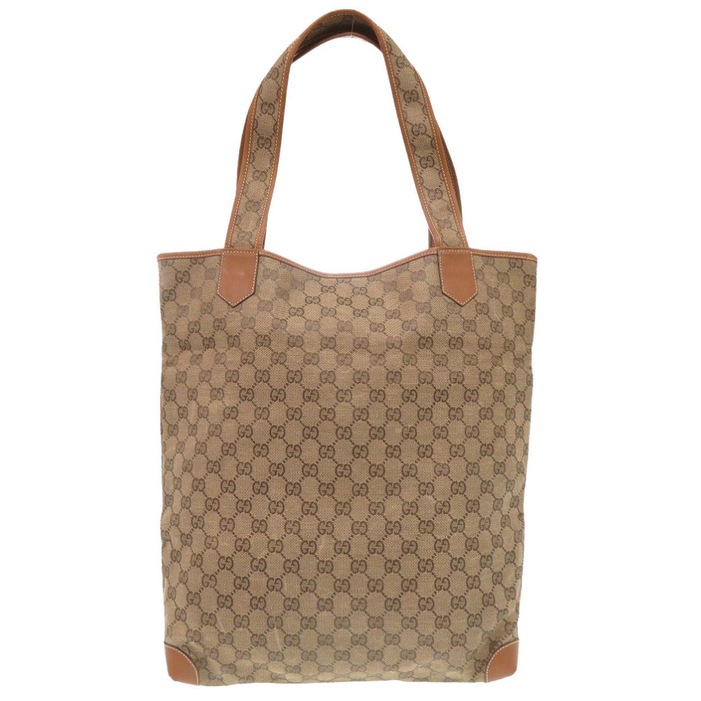 GUCCI Tote Bag 002 983 0054 GG canvas beige Women Used