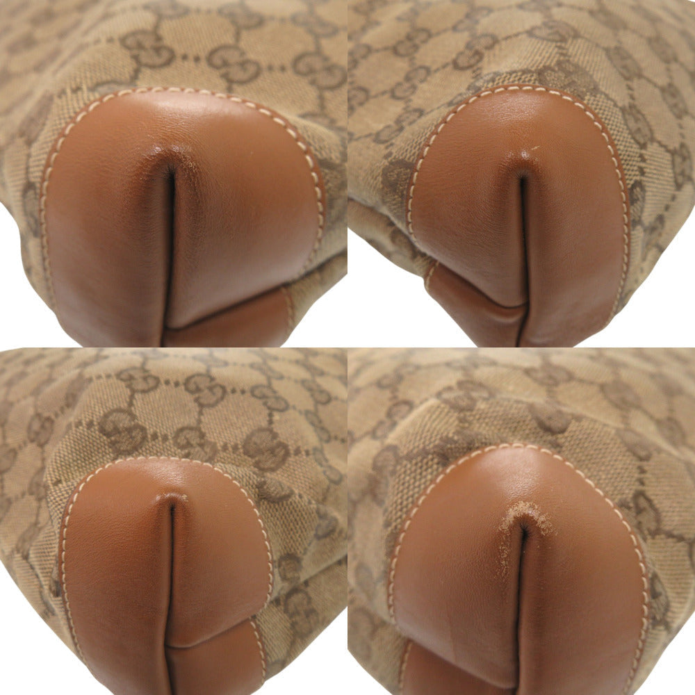 GUCCI Tote Bag 002 983 0054 GG canvas beige Women Used