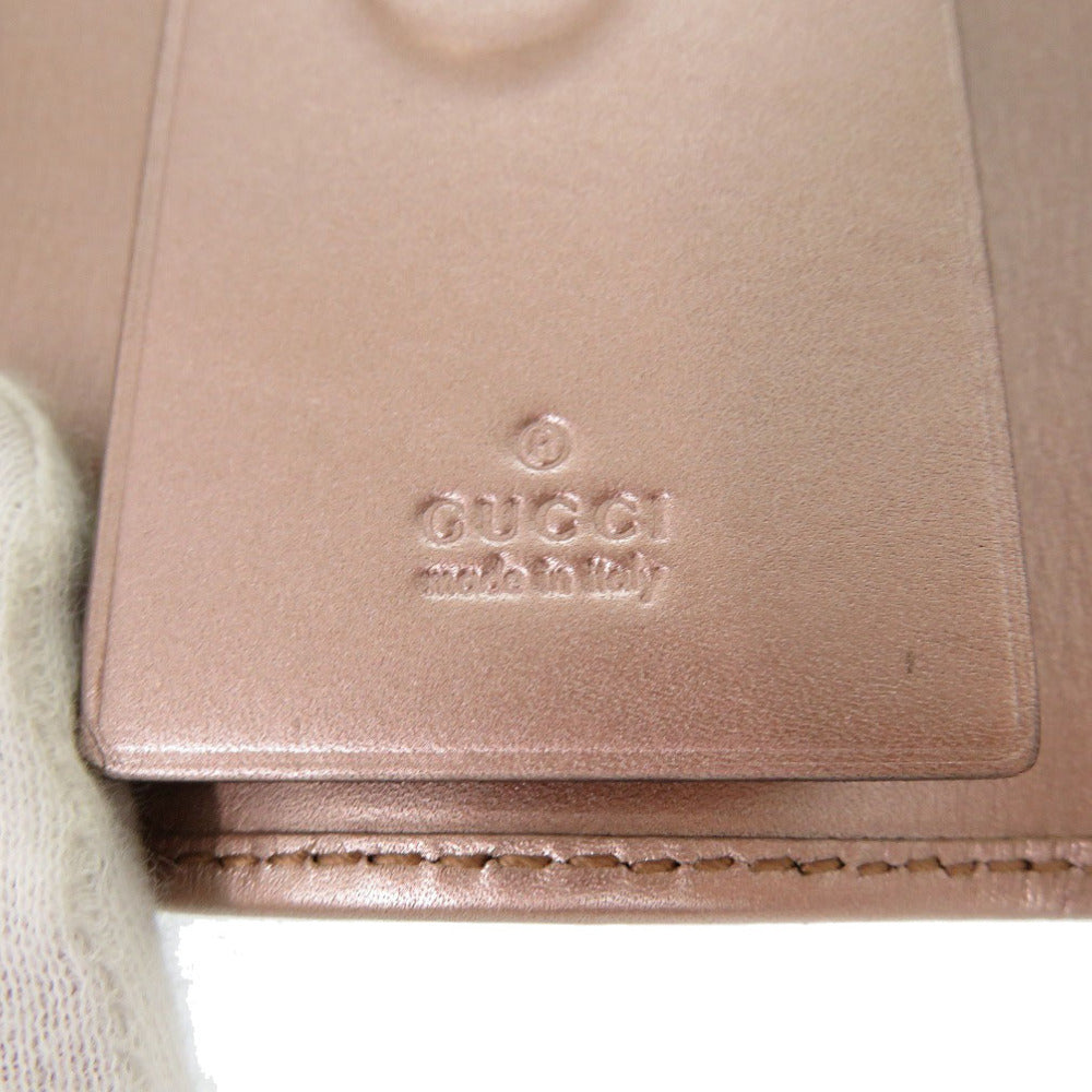 GUCCI Key case Key holder  257217 GG canvas beige Lovely heart