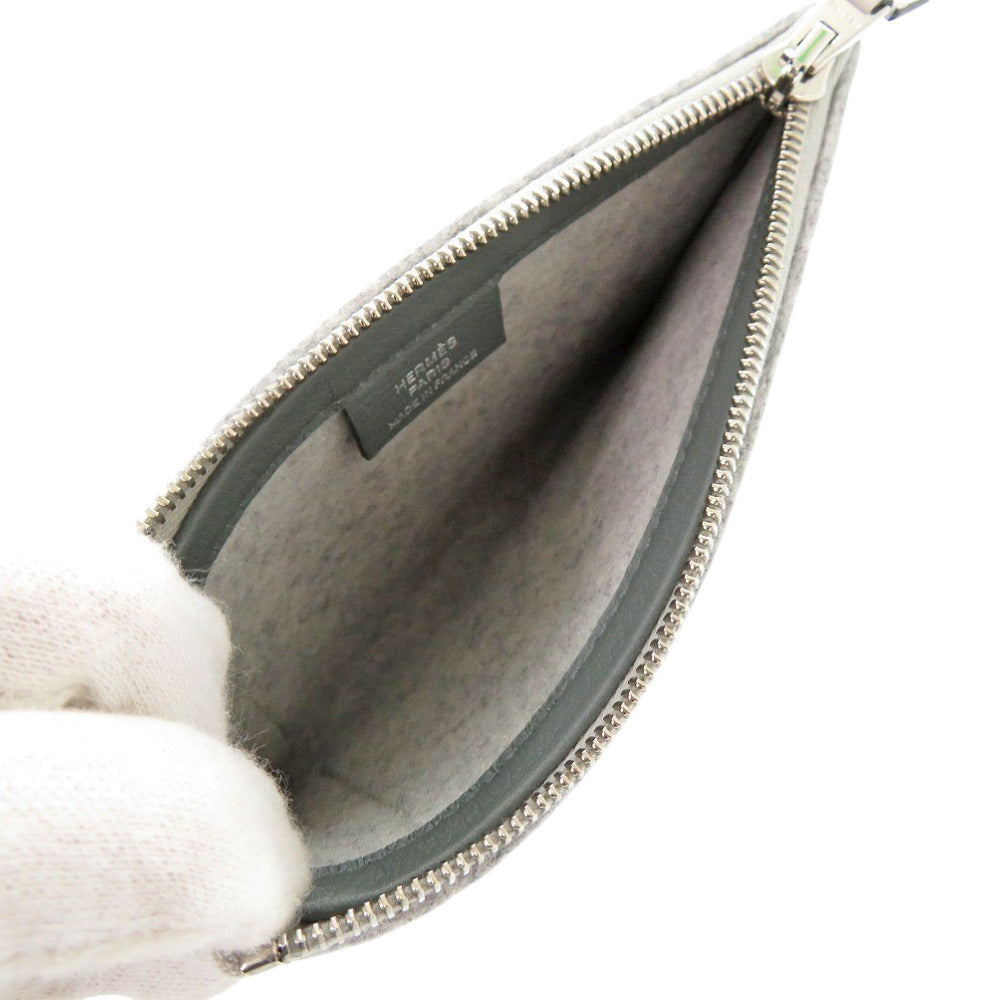 HERMES Pouch Epsom, felt gray Toudou Pouch