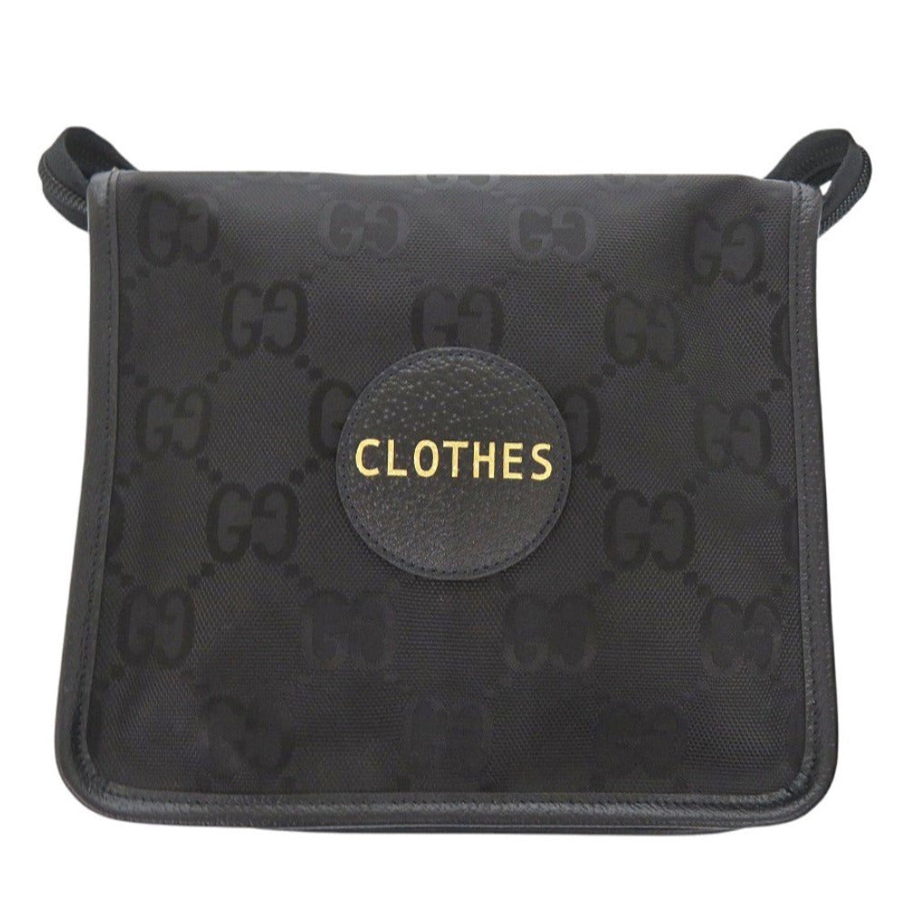 GUCCI Pouch 674801 Nylon canvas, leather black Off the Grid Small Backing
