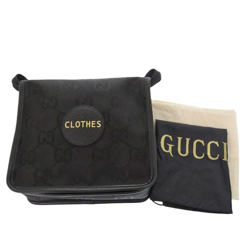 GUCCI Pouch 674801 Nylon canvas, leather black Off the Grid Small Backing