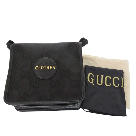 GUCCI Pouch 674801 Nylon canvas, leather black Off the Grid Small Backing