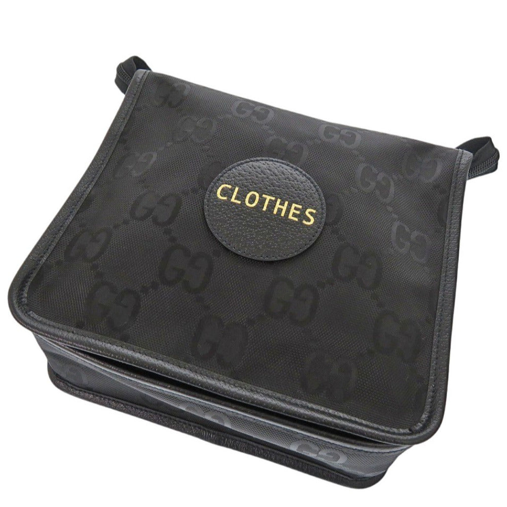 GUCCI Pouch 674801 Nylon canvas, leather black Off the Grid Small Backing