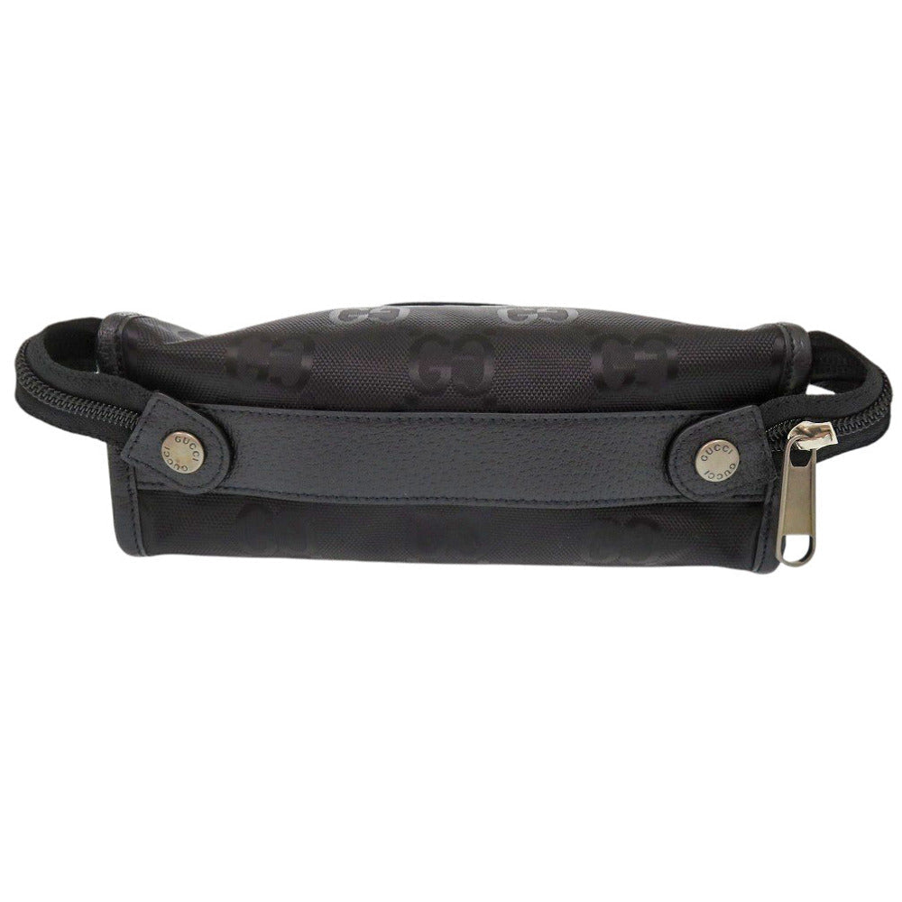 GUCCI Pouch 674801 Nylon canvas, leather black Off the Grid Small Backing