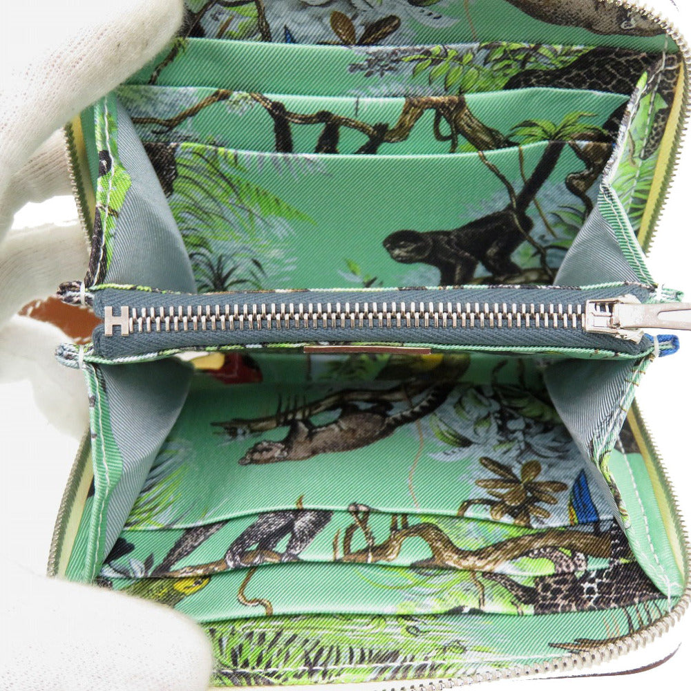 HERMES Coin case Epsom Nata Azap silk in compact