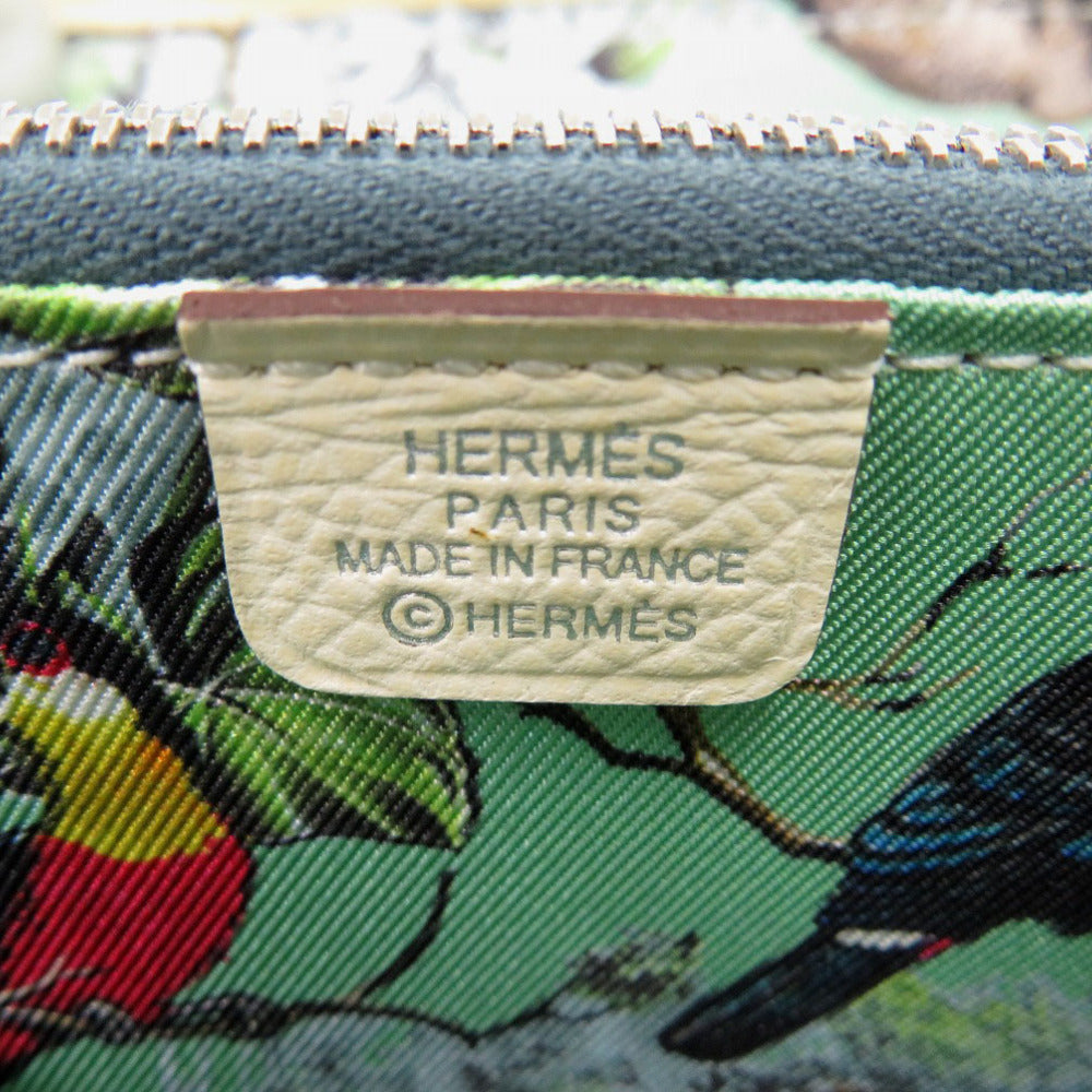 HERMES Coin case Epsom Nata Azap silk in compact