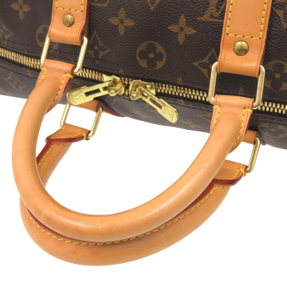 LOUIS VUITTON Boston Duffel bag M41418 Monogram canvas Brown Monogram Keepall bandouliere45 mens Used