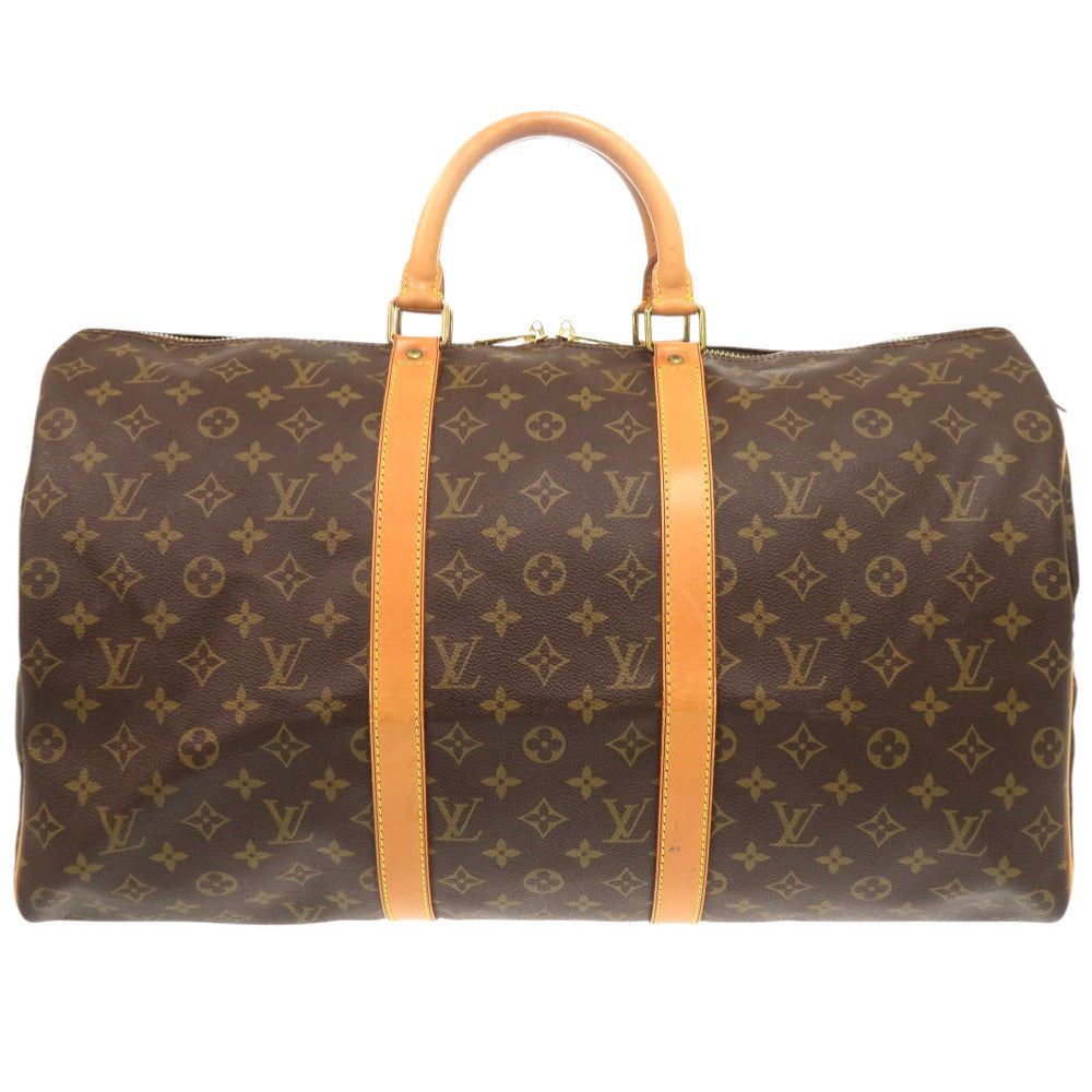 LOUIS VUITTON Boston Duffel bag M41426 Monogram canvas Brown Monogram Keepall 50