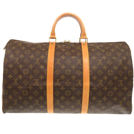 LOUIS VUITTON Boston Duffel bag M41426 Monogram canvas Brown Monogram Keepall 50