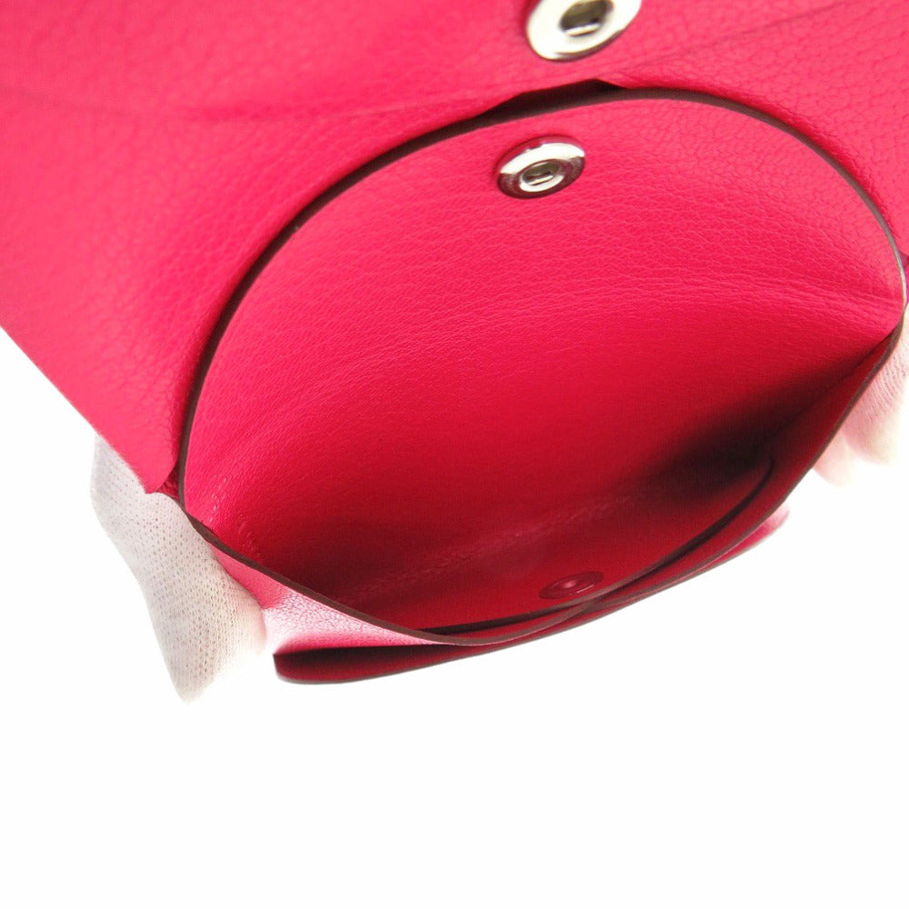 HERMES Coin case Epsom Rose Extreme Calvi duo