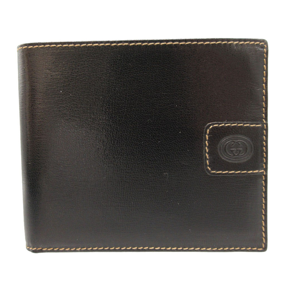 GUCCI Bifold Wallet leather black