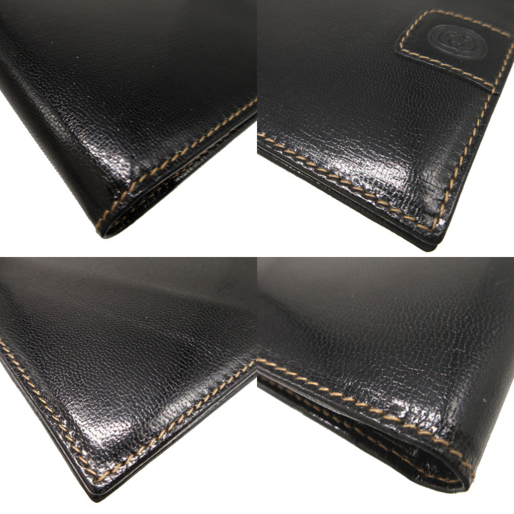 GUCCI Bifold Wallet leather black