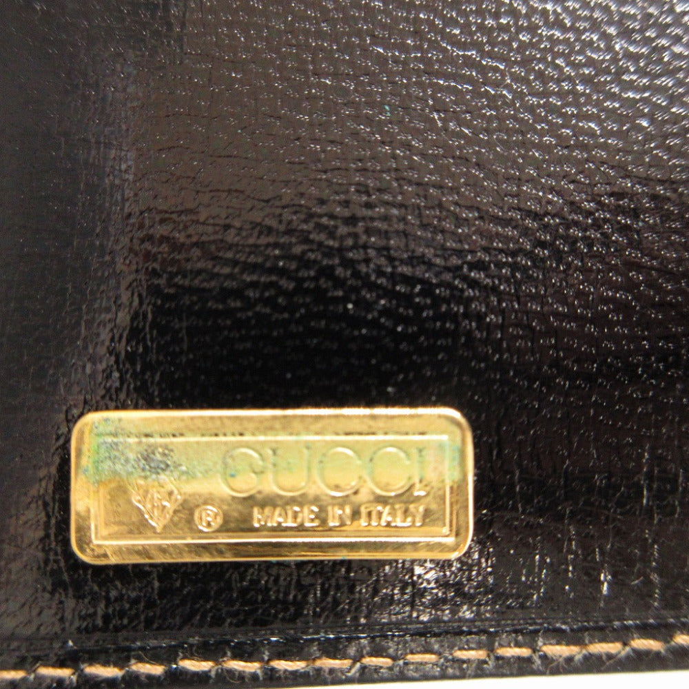 GUCCI Bifold Wallet leather black