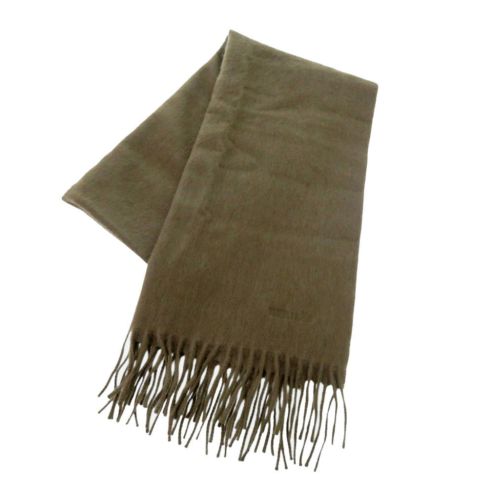 HERMES Scarf 393622T H6 cashmere khaki