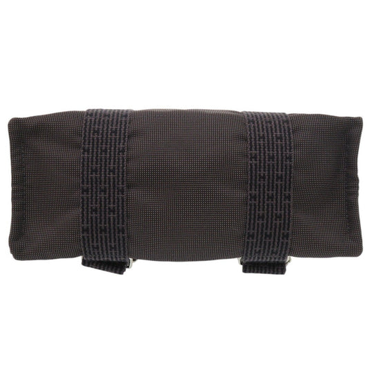 HERMES Backpack Nylon canvas gray Her Line Ad MM