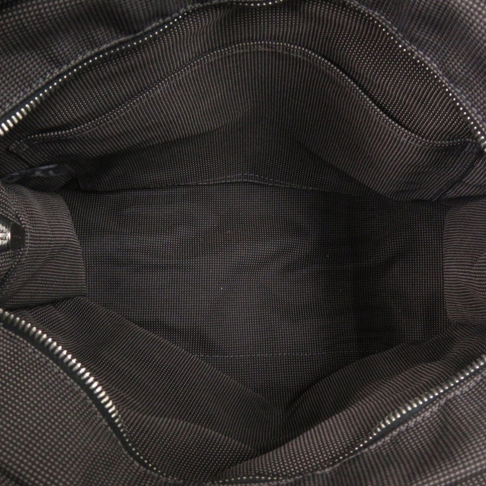 HERMES Backpack Nylon canvas gray Her Line Ad MM
