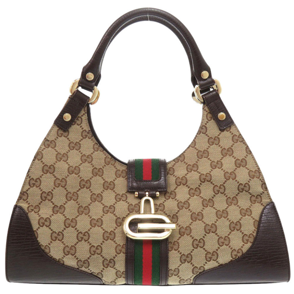 GUCCI Handbag 130995 GG canvas Brown GG canvas