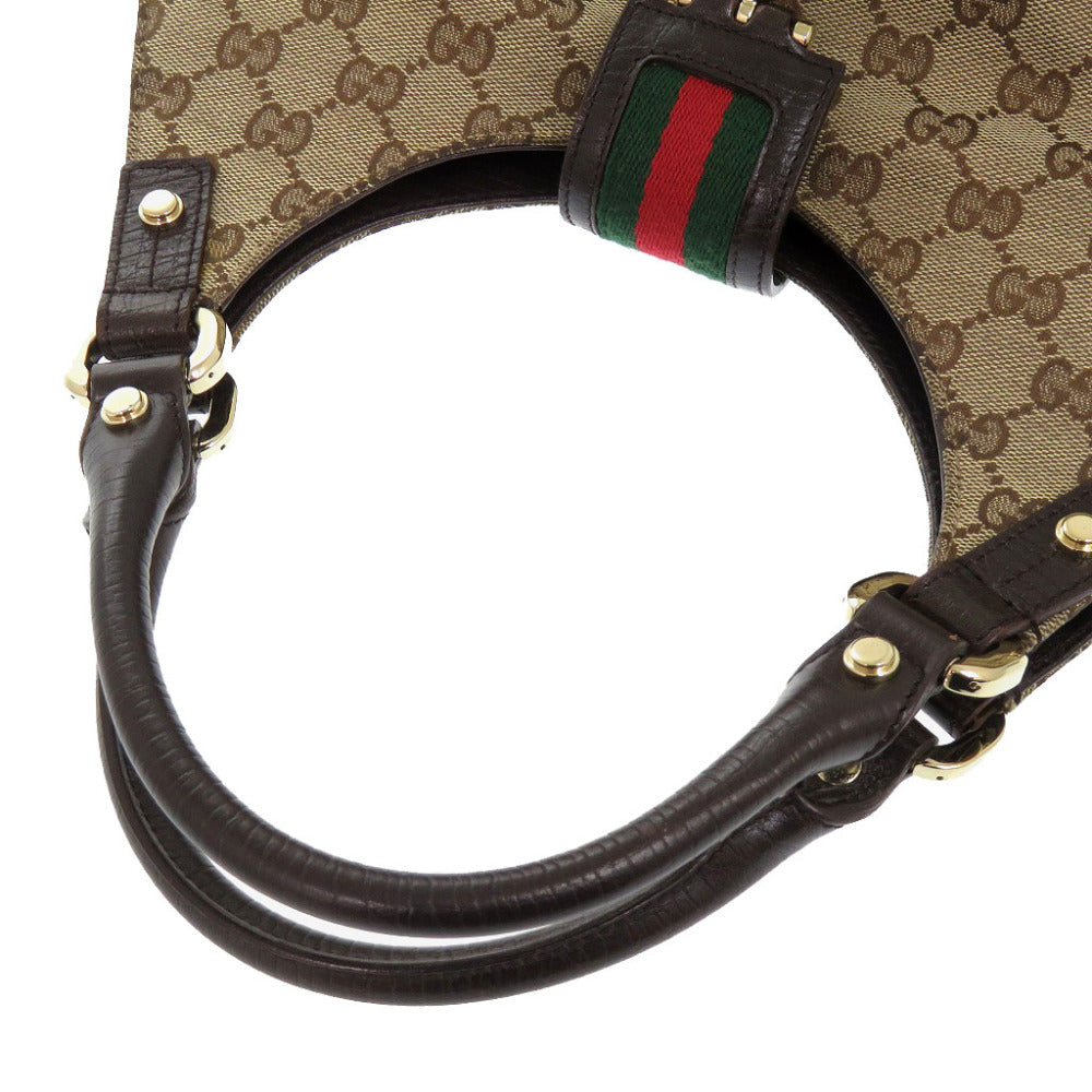 GUCCI Handbag 130995 GG canvas Brown GG canvas