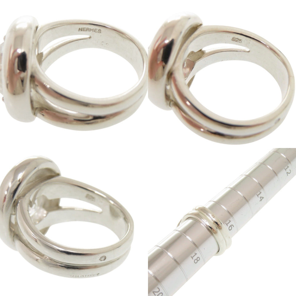 HERMES Ring Silver925 Silver Vintage Gaucho