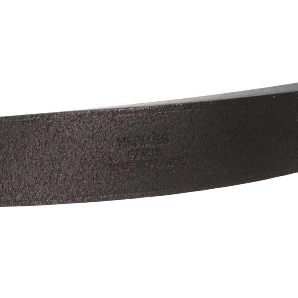 HERMES belt Vaux Swift black Horsebit Buckle 90