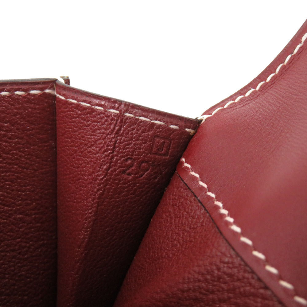 HERMES Clutch bag Vaux Chamonix Rouge ash Women(Unisex) Used