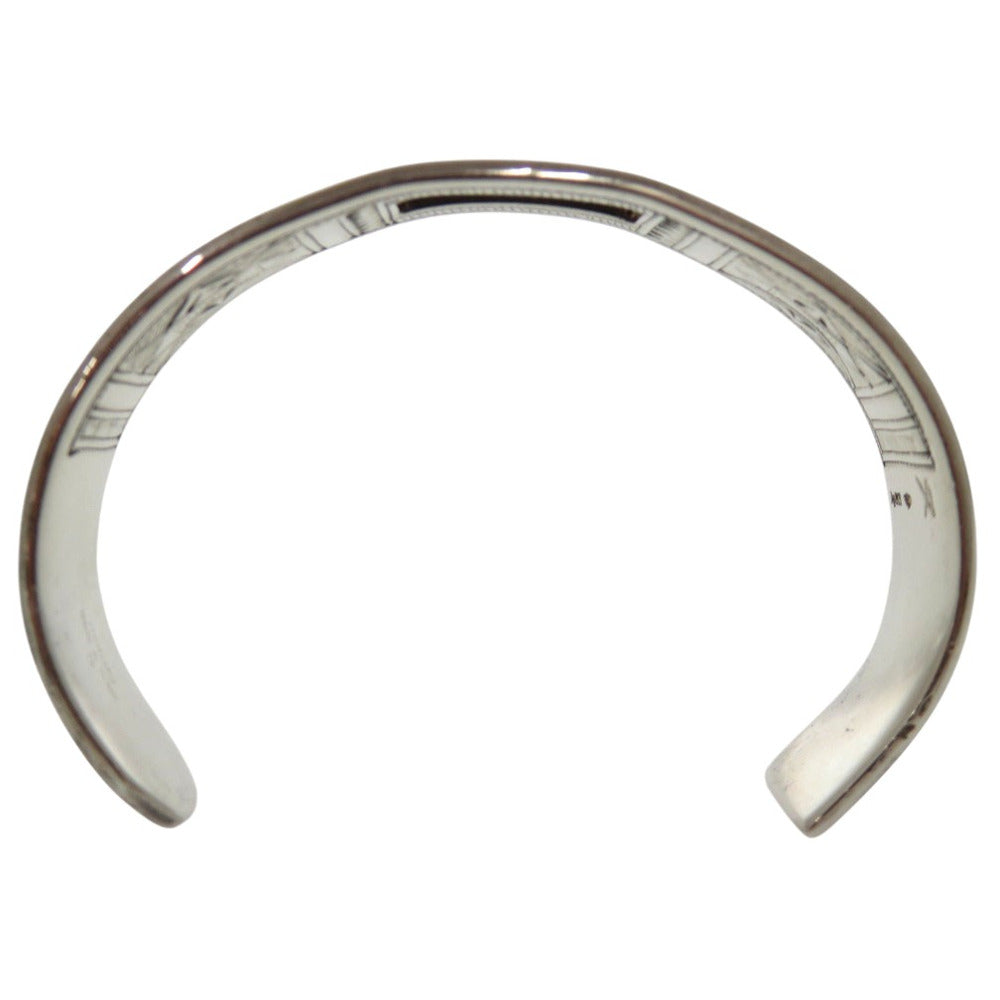 HERMES Bangle Silver925 Silver T5
