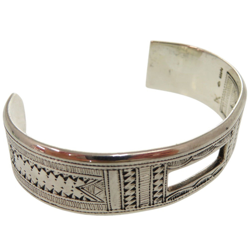 HERMES Bangle Silver925 Silver T5