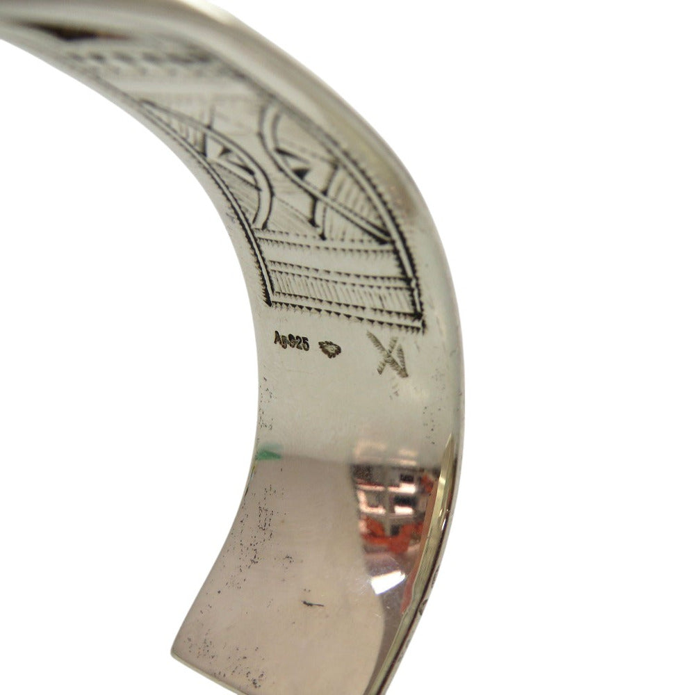 HERMES Bangle Silver925 Silver T5