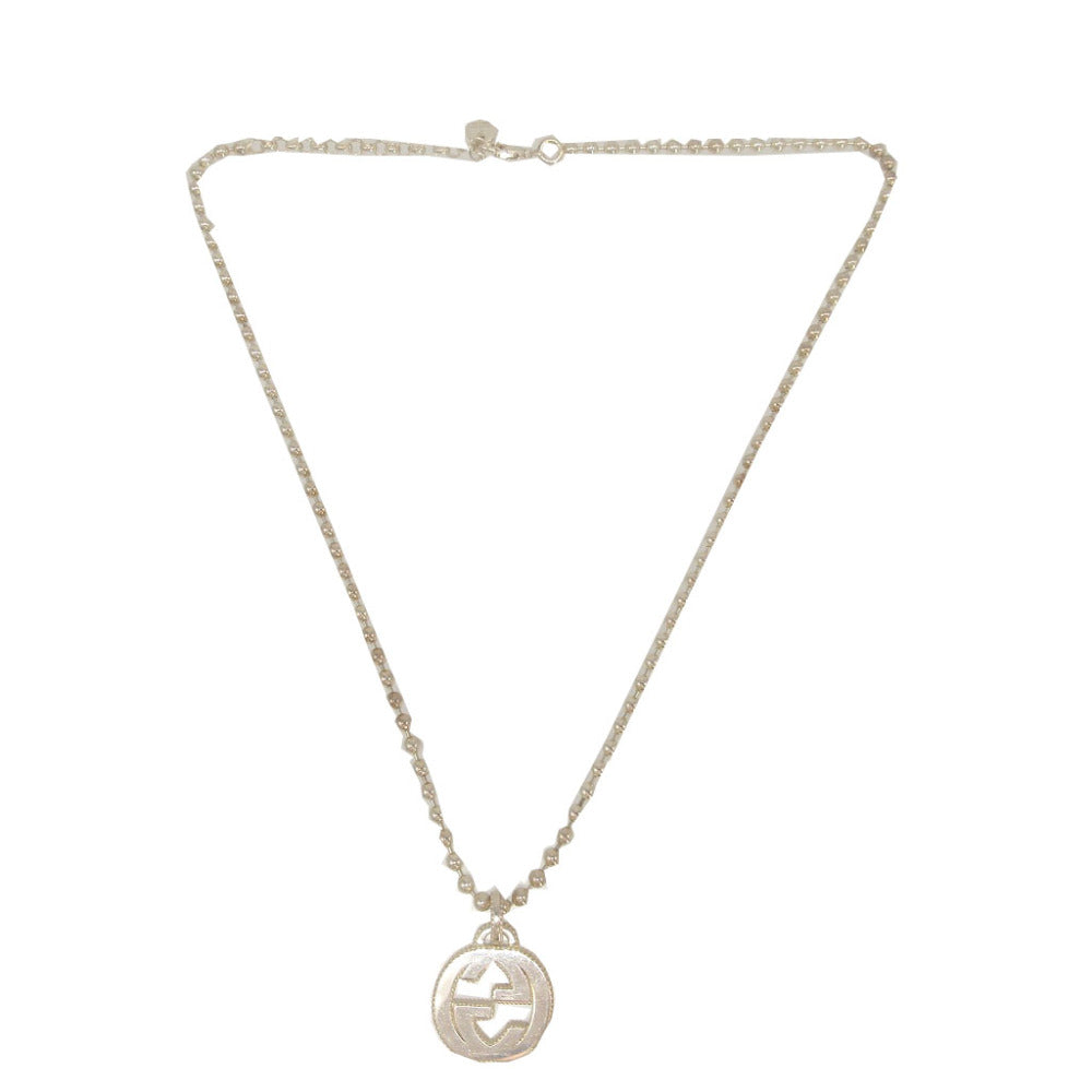 GUCCI Necklace Silver925 Silver Interlocking G