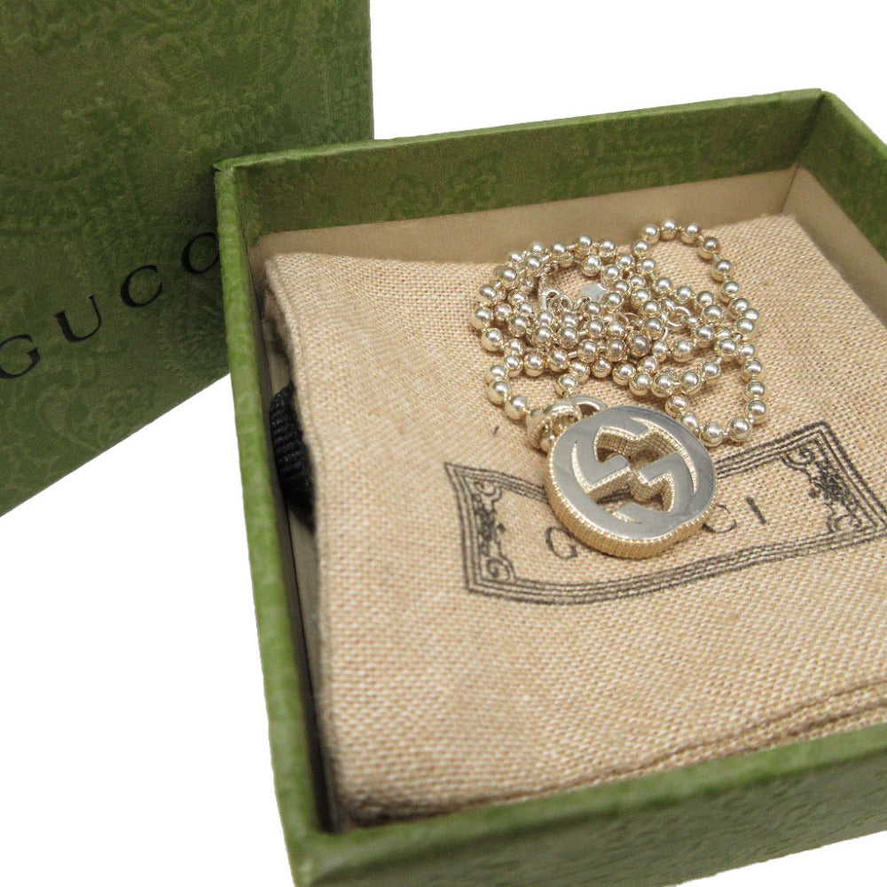 GUCCI Necklace Silver925 Silver Interlocking G