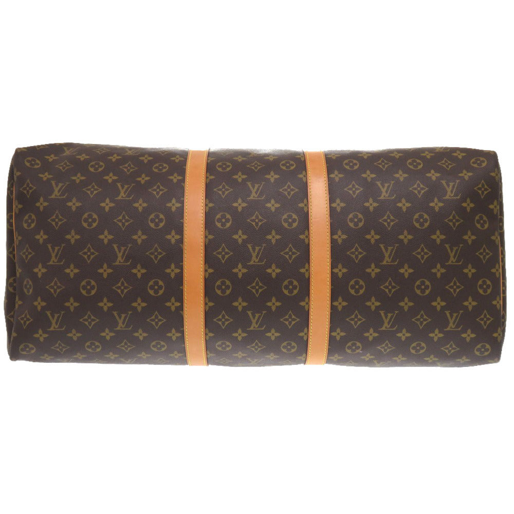 LOUIS VUITTON Boston Duffel bag M41422 Monogram canvas Brown Monogram Keepall 60 mens Used