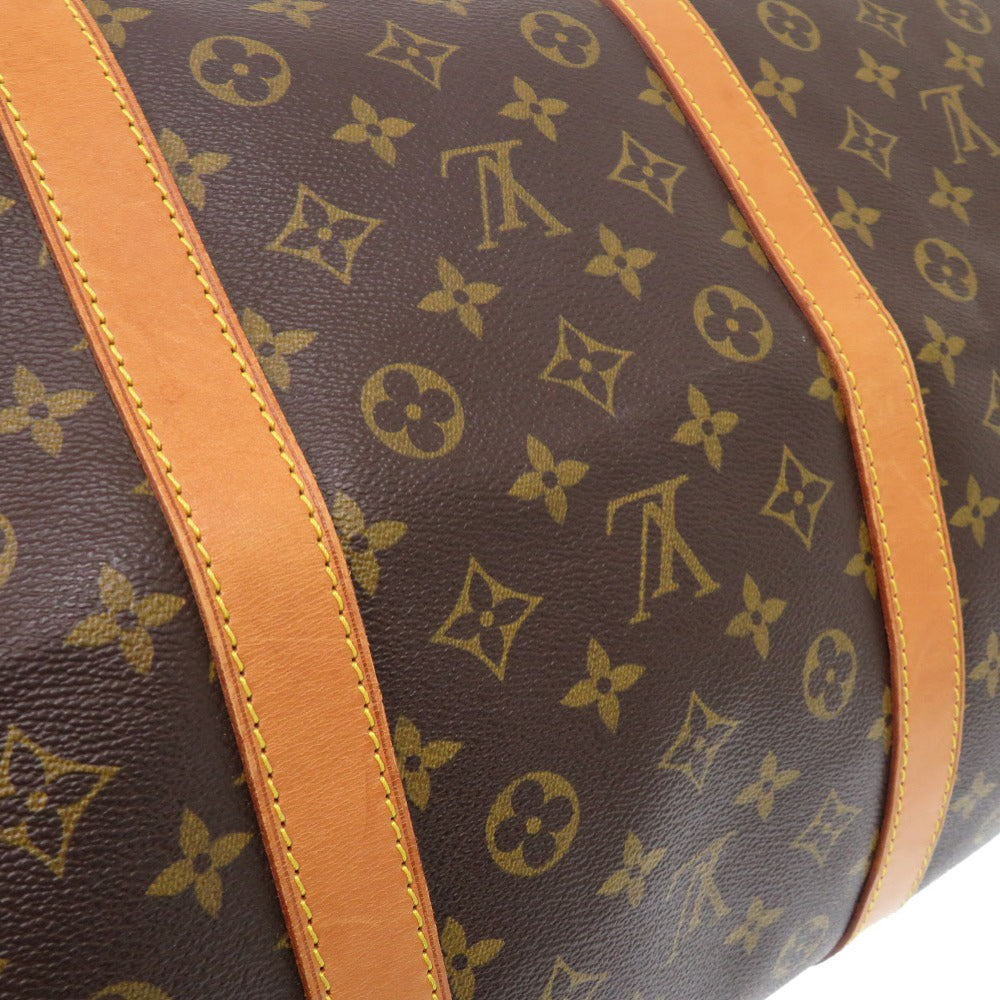 LOUIS VUITTON Boston Duffel bag M41422 Monogram canvas Brown Monogram Keepall 60 mens Used