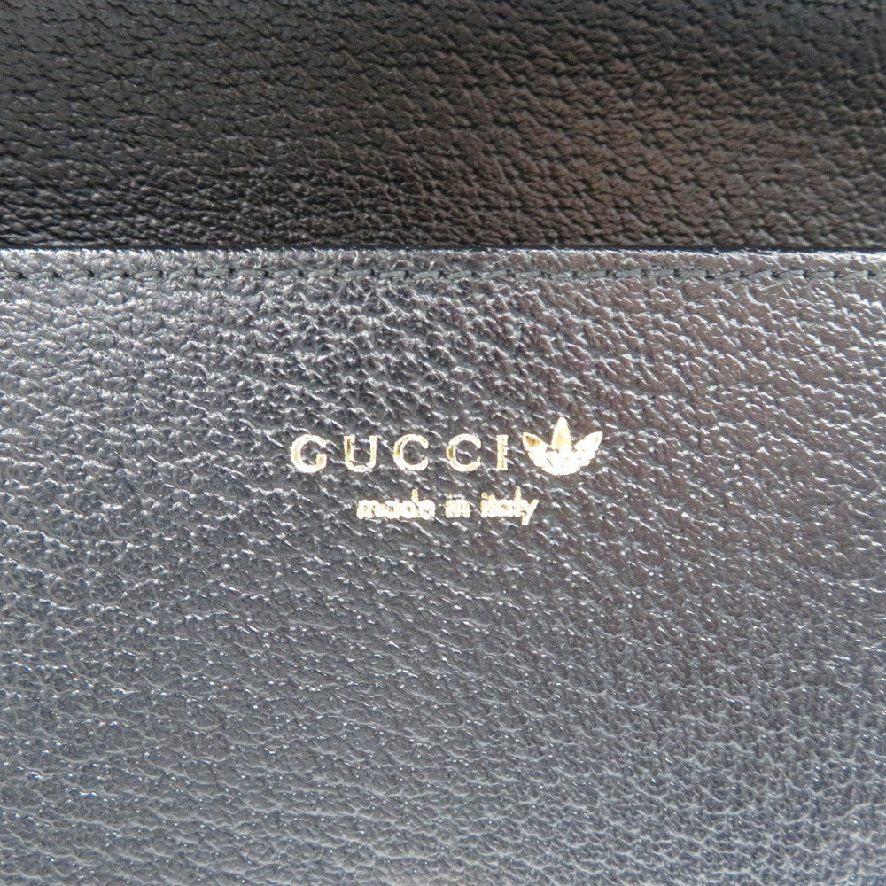 GUCCI Long Wallet Purse 621892 Crystal GG Red GUCCIxadidas Women Used