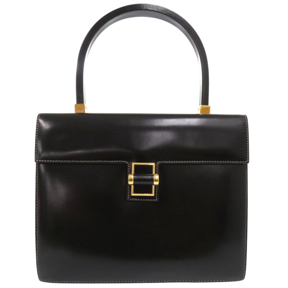GUCCI Handbag leather black
