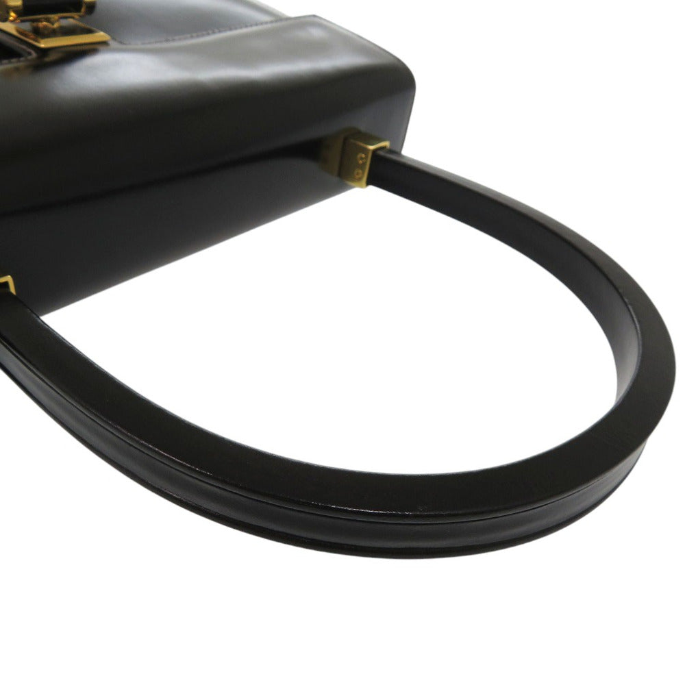 GUCCI Handbag leather black
