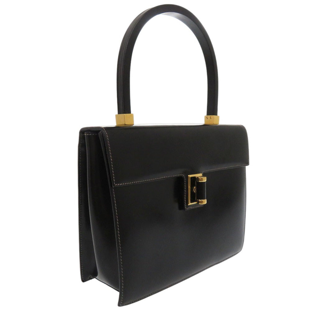 GUCCI Handbag leather black