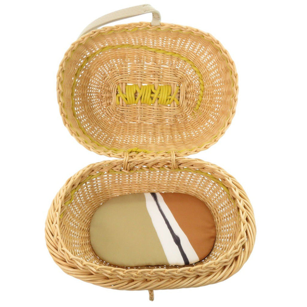 HERMES Clutch bag Straw, Taurillon Clemence Kle Petite H Minodiaire