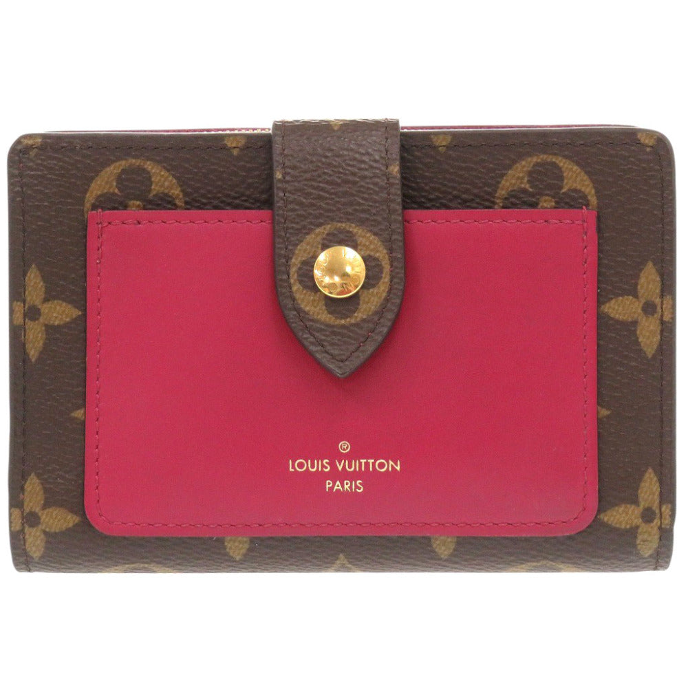 LOUIS VUITTON Bifold Wallet M69433 Monogram canvas Fuchsia Monogram Portefeuille Juliet