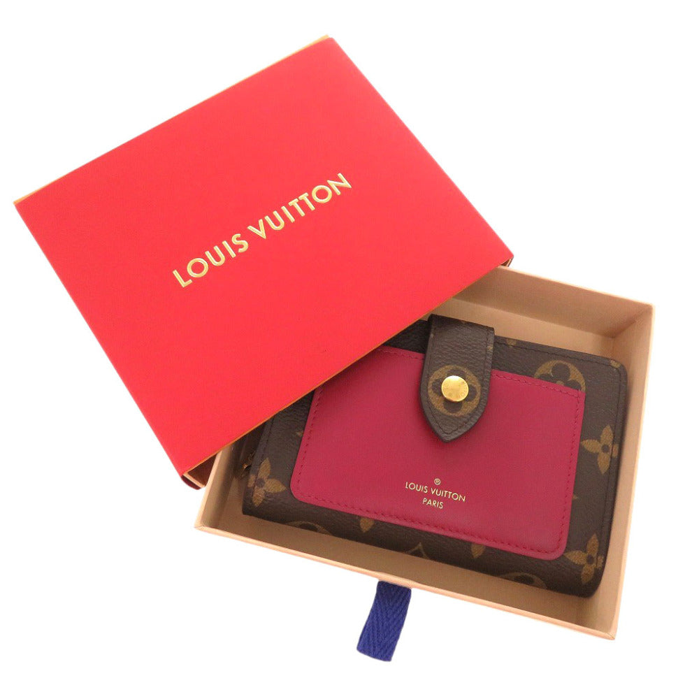 LOUIS VUITTON Bifold Wallet M69433 Monogram canvas Fuchsia Monogram Portefeuille Juliet