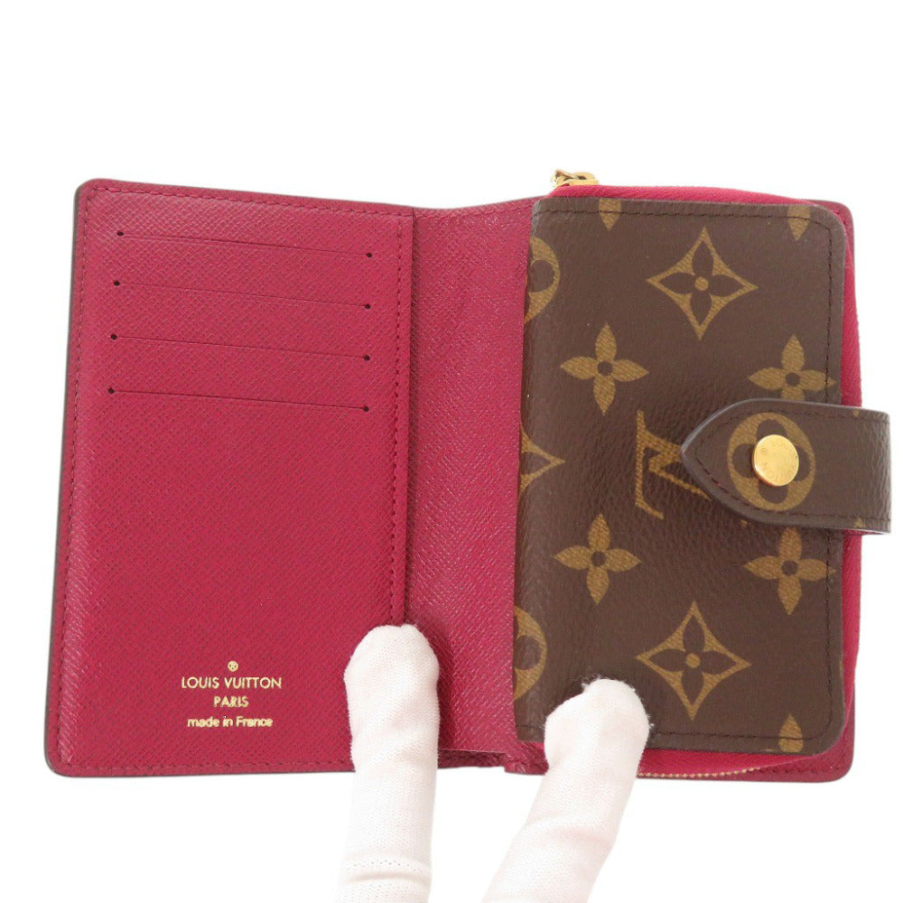 LOUIS VUITTON Bifold Wallet M69433 Monogram canvas Fuchsia Monogram Portefeuille Juliet