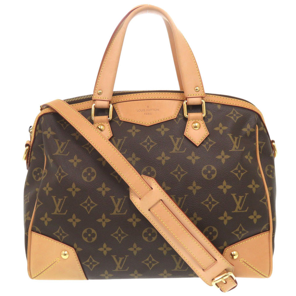 LOUIS VUITTON Handbag M40325 Monogram canvas Brown Monogram Retiro PM