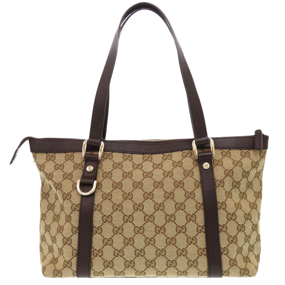 GUCCI Handbag 141470 GG canvas beige Abbey Line GG Canvas