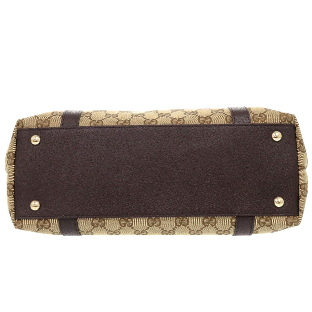 GUCCI Handbag 141470 GG canvas beige Abbey Line GG Canvas