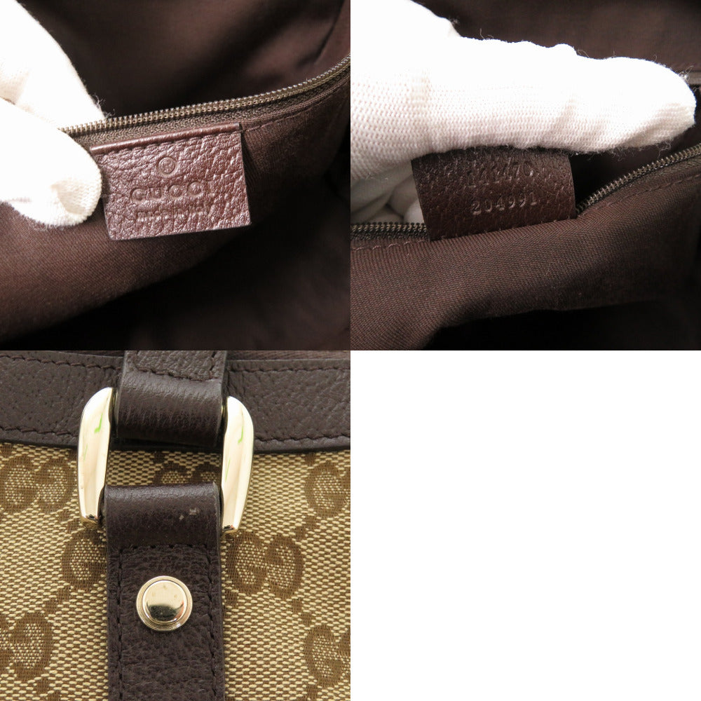 GUCCI Handbag 141470 GG canvas beige Abbey Line GG Canvas